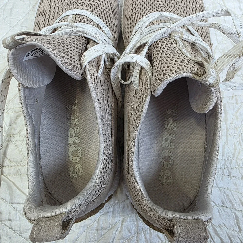 Sorel Women‎ Out N About Plus Beige Waterproof Lace Up Ankle Casual Sneaker US 9
